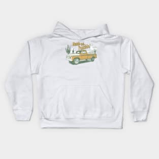 Keep On Trucking, Classic Pickup , F-150, F150, Pick up truck, Vintage pickup Kids Hoodie